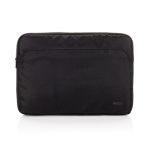 Capa de rPET com forro e bolso frontal Swiss Peak PC 15,6'' cor preto