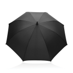 Guarda-chuva semiautomático de rPET de 30'' com eixo de metal Ø154 cor preto segunda vista