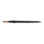 Guarda-chuva semiautomático de rPET de 30'' com eixo de metal Ø154 cor preto terceira vista
