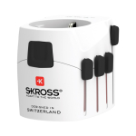 Adaptador de viagem mundial para mais de 100 destinos Skross cor branco