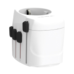 Adaptador de viagem mundial para mais de 100 destinos Skross cor branco segunda vista