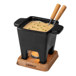 Fondue de cerâmica de gama alta com garantia vitalícia Boska cor preto segunda vista