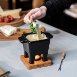 Fondue de cerâmica de gama alta com garantia vitalícia Boska cor preto