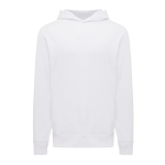 Camisola unissexo, capuz de algodão reciclado 280 g/m2 Iqoniq cor branco