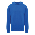 Camisola unissexo, capuz de algodão reciclado 280 g/m2 Iqoniq cor azul real