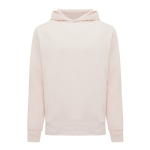 Camisola unissexo, capuz de algodão reciclado 280 g/m2 Iqoniq cor cor-de-rosa claro
