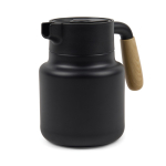 Jarra térmica de aço inoxidável reciclado com tampa antigotas 1,2 L cor preto