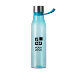Garrafa para água de rPET com efeito degradé e capacidade de 800 ml cor azul vista principal