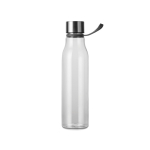 Garrafa para água de rPET com efeito degradé e capacidade de 800 ml cor transparente