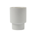 Copo de barro reciclado de design escandinavo de 300 ml cor branco-sujo