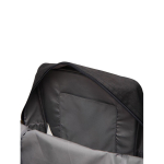 Mochila de viagem ecológica com compartimento lateral para garrafa cor preto quinta vista