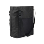 Saco tote ecológico com design elegante minimalista e asa cor preto terceira vista