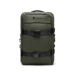 Mochila explorer ecológica com correia de viagem para PC 15,6'' cor verde vista com logo