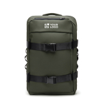 Mochila explorer ecológica com correia de viagem para PC 15,6'' cor verde vista principal