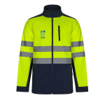 Casaco polar softshell poliéster/elastano extragrande 280 g/m2 Velilla vista principal
