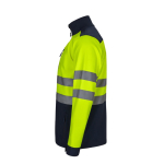 Casaco softshell, forro polar de poliéster/elastano 280 g/m2 Velilla cor amarelo terceira vista