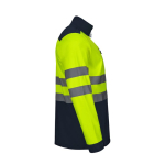 Casaco softshell, forro polar de poliéster/elastano 280 g/m2 Velilla cor amarelo quarta vista
