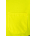 Polo de trabalho bicolor manga comprida muito visível 150 g/m2 Velilla cor amarelo quinta vista