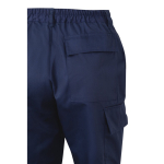 Calças de trabalho unissexo de algodão e poliéster 190 g/m2 Velilla cor amarelo sexta vista