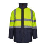 Parka 4 em 1 extragrande com revestimento poliéster 180 g/m2 Velilla cor amarelo segunda vista