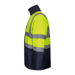 Parka 4 em 1 extragrande com revestimento poliéster 180 g/m2 Velilla cor amarelo terceira vista