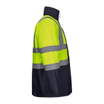 Parka 4 em 1 extragrande com revestimento poliéster 180 g/m2 Velilla cor amarelo quarta vista