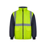 Parka 4 em 1 extragrande com revestimento poliéster 180 g/m2 Velilla cor amarelo sexta vista