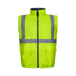 Parka 4 em 1 extragrande com revestimento poliéster 180 g/m2 Velilla cor amarelo sétima vista