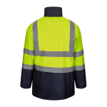Parka 4 em 1 extragrande com revestimento poliéster 180 g/m2 Velilla cor amarelo