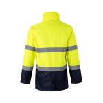 Parka de trabalho extragrande poliéster muito visível 190 g/m2 Velilla cor amarelo