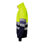 Camisola de trabalho polar gola alta de poliéster 300 g/m2 cor amarelo terceira vista
