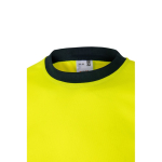 T-shirt trabalho técnica, poliéster alta visibilidade 140 g/m2 Velilla cor amarelo quinta vista