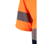 T-shirt trabalho técnica, poliéster alta visibilidade 140 g/m2 Velilla cor cor-de-laranja sexta vista