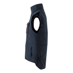 Colete trabalho multibolsos poliéster fecho de correr 120 g/m2 Velilla cor vermelho terceira vista