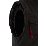 Colete trabalho multibolsos poliéster fecho de correr 120 g/m2 Velilla sexta vista
