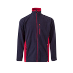 Casaco de trabalho com bolsos, polar, de poliéster 220 g/m2 Velilla cor vermelho segunda vista
