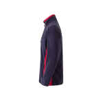 Casaco de trabalho com bolsos, polar, de poliéster 220 g/m2 Velilla cor vermelho terceira vista