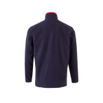 Casaco de trabalho com bolsos, polar, de poliéster 220 g/m2 Velilla cor vermelho
