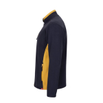 Casaco de trabalho com bolsos, polar, de poliéster 220 g/m2 Velilla cor amarelo terceira vista