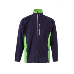 Casaco de trabalho com bolsos, polar, de poliéster 220 g/m2 Velilla cor verde segunda vista