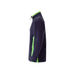 Casaco de trabalho com bolsos, polar, de poliéster 220 g/m2 Velilla cor verde terceira vista