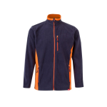 Casaco de trabalho com bolsos, polar, de poliéster 220 g/m2 Velilla cor cor-de-laranja segunda vista
