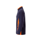 Casaco de trabalho com bolsos, polar, de poliéster 220 g/m2 Velilla cor cor-de-laranja terceira vista