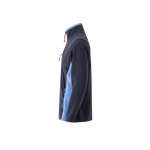 Casaco de trabalho com bolsos, polar, de poliéster 220 g/m2 Velilla cor azul-claro terceira vista