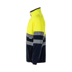 Casaco de trabalho softshell extragrande de poliéster 280 g/m2 Velilla cor amarelo terceira vista