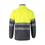 Casaco de trabalho bicolor, polar, poliéster 280 g/m2 Velilla cor amarelo