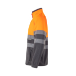 Casaco de trabalho bicolor, polar, poliéster 280 g/m2 Velilla cor cor-de-laranja terceira vista