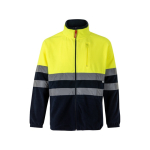 Casaco de trabalho, polar, de poliéster 280 g/m2 Velilla cor amarelo segunda vista