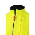 Casaco de trabalho, polar, de poliéster 280 g/m2 Velilla cor amarelo oitava vista