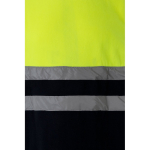 Casaco de trabalho, polar, de poliéster 280 g/m2 Velilla cor amarelo nona vista